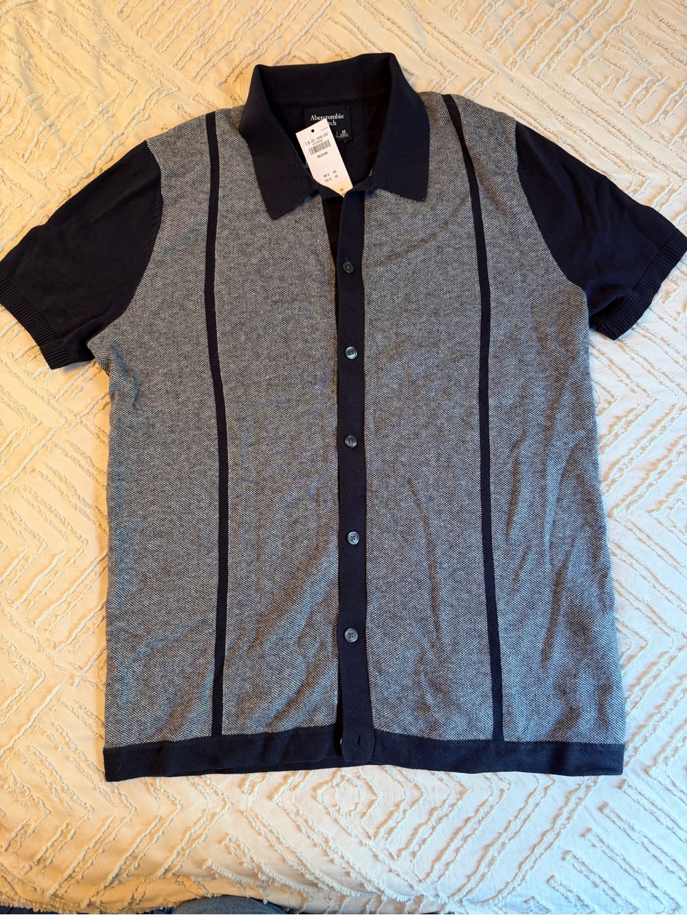 Abercrombie & Fitch Featherweight Sweater Polo NWT